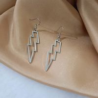 1 Par Estilo Sin Geométrico Metal Enchapado Mujeres Aretes main image 1