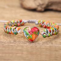 Ethnic Style Geometric Agate Braid Bracelets sku image 1