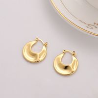 1 Pair Simple Style Geometric Plating Metal Earrings sku image 1