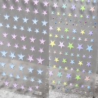 Style Simple Star Autocollant Nail Sticker 1 Pièce main image 3