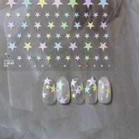 Style Simple Star Autocollant Nail Sticker 1 Pièce main image 2
