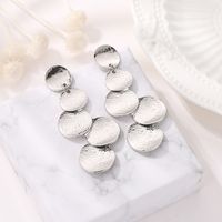 1 Pair Exaggerated Round Alloy Plating Women's Drop Earrings main image 5