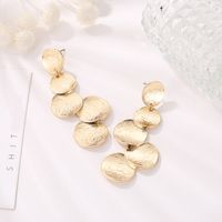 1 Pair Exaggerated Round Alloy Plating Women's Drop Earrings main image 4