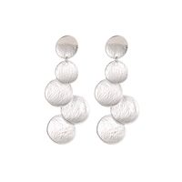 1 Pair Exaggerated Round Alloy Plating Women's Drop Earrings sku image 2