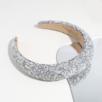 Simple Style Round Multicolor Sponge Inlay Crystal Pearl Hair Band 1 Piece sku image 3