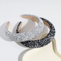 Simple Style Round Multicolor Sponge Inlay Crystal Pearl Hair Band 1 Piece main image 6