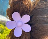 Frau Einfacher Stil Blume Kunststoff Harz Aushöhlen Haarkrallen sku image 9