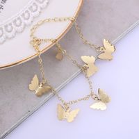 1 Piece Fashion Butterfly Alloy Women's Anklet main image 3