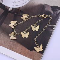 1 Piece Fashion Butterfly Alloy Women's Anklet main image 2