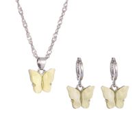 1 Set Simple Style Bow Knot Alloy Plating Women's Pendant Necklace sku image 9