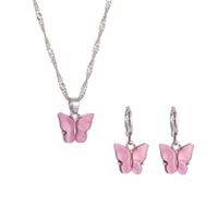 1 Set Simple Style Bow Knot Alloy Plating Women's Pendant Necklace sku image 4