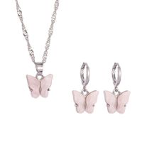 1 Set Simple Style Bow Knot Alloy Plating Women's Pendant Necklace sku image 7