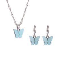 1 Set Simple Style Bow Knot Alloy Plating Women's Pendant Necklace sku image 3