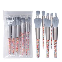 Fashion Artificial Fiber Acrylic Handle Makeup Brushes 1 Set sku image 5