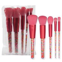 Fashion Artificial Fiber Acrylic Handle Makeup Brushes 1 Set sku image 3