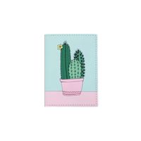 Women's Plant Pu Leather Open Card Holders main image 3