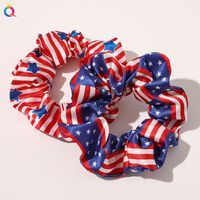Fashion American Flag Cloth Printing Hair Tie 1 Piece main image 3
