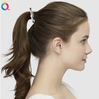 Simple Style Solid Color Rubber Band Metal Hair Tie 1 Piece main image 5
