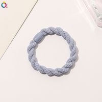 Simple Style Solid Color Rubber Band Metal Hair Tie 1 Piece sku image 8