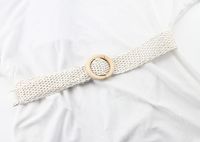 Pastoral Simple Style Circle Plastic Women's Woven Belts sku image 3
