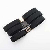 Fashion Solid Color Woven Fabric Women's Woven Belts 1 Piece main image 2