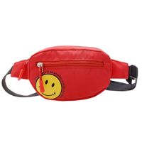 Women's Smiley Face Plush Zipper Kids Wallets sku image 4