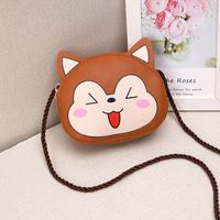 Unisex Animal Cartoon Pu Leather Zipper Kids Wallets sku image 2