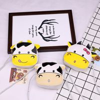Girl's Cows Pu Leather Zipper Kids Wallets main image 4