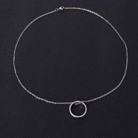 Simple Style Letter Stainless Steel Chain Titanium Steel Necklace 1 Piece main image 5