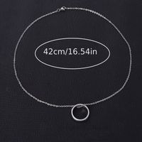 Simple Style Letter Stainless Steel Chain Titanium Steel Necklace 1 Piece main image 6