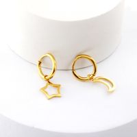 Fashion Star Stainless Steel Plating Earrings 1 Pair main image 4