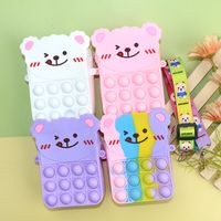 Kid's Cartoon Silica Gel Zipper Coin Purses main image 1