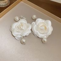 1 Pair Elegant Sweet Flower Tassel Mixed Materials Earrings sku image 42