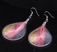 1 Pair Ethnic Style Oval Water Droplets Alloy Plating Women's Drop Earrings main image 4