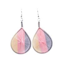1 Pair Ethnic Style Oval Water Droplets Alloy Plating Women's Drop Earrings main image 2
