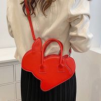Women's Medium Spring&summer Pu Leather Animal Cute Zipper Handbag main image 3
