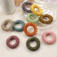 Simple Style Solid Color Resin Hair Tie main image 1