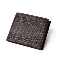 Men's Solid Color Pu Leather Open Coin Purses main image 5