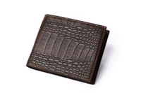 Men's Solid Color Pu Leather Open Coin Purses sku image 1