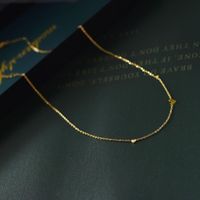 Simple Style Heart Shape Titanium Steel Plating Necklace main image 3