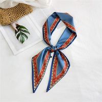 Women's Sweet Polka Dots Heart Shape Butterfly Polyester Satin Printing Silk Scarves sku image 10