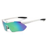 Sports Color Block Gradient Color Pc Special-shaped Mirror Half Frame Sports Sunglasses main image 1