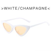 Fashion Solid Color Ac Cat Eye Full Frame Women's Sunglasses sku image 11
