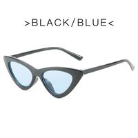 Fashion Solid Color Ac Cat Eye Full Frame Women's Sunglasses sku image 6