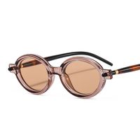 Retro Solid Color Pc Oval Frame Full Frame Women's Sunglasses sku image 7