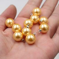 Sweet Solid Color Shell Plating Jewelry Accessories 1 Piece sku image 12