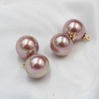 Sweet Solid Color Shell Plating Jewelry Accessories 1 Piece sku image 7
