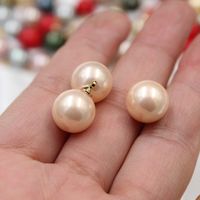 Sweet Solid Color Shell Plating Jewelry Accessories 1 Piece sku image 8