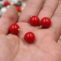 Sweet Solid Color Shell Plating Jewelry Accessories 1 Piece sku image 5