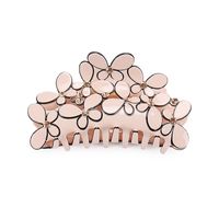Fashion Butterfly Acetic Acid Sheets Hollow Out Inlay Rhinestones Hair Claws 1 Piece main image 1